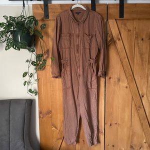 DEAR JOHN Brushed “Denim” Clay Jumpsuit